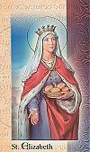 St. Elizabeth Folding Prayer Card, 10-Pack, # 59169